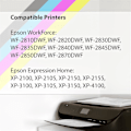 Miniatyrbillede 2 af 4: 2 sæt med 4 + ekstra sorte blækpatroner til at erstatte Epson 603xl+603xlbk Kompatibel/ikke-oem fra Go Inks (10 blækpatroner)