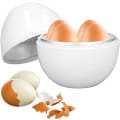 Miniatyrbild 2 av 5: Hårdkokt Äggkokare, Mikrovågsugn Äggkokare 4 Ägg Multifunktionell Ångkokare Hushållsfrukostmaskin för Matlagning Ångad Bröd Dumplings Eg
