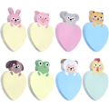Miniatyrbild 1 av 5: Söta Djur Sticky Notes, 8-pack Cartoon Sticky Notes Djurformade Markeringar Flaggor Självhäftande Memoblock Studenter Hem Kontor Rumskamrat