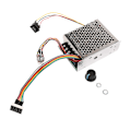 Miniatyrbild 1 av 5: Dc 10-55v 60a Dc Motor Speed Controller Pwm 12v 24v 48v 2000w Max 100a Reversibel Potentiometer På/