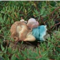 Miniatyrbild 5 av 5: Trädgårds-Sjöjungfru-Fe-Staty - Sjöjungfru med Fredlig Tankar