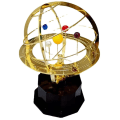 Miniatyrbilde 1 av 5: Modell av Solsystemet 3D Metall Retro Kontor Skrivebords Ornament, Håndlaget Solsystem Modell for Teac