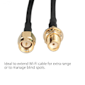 Miniatyrbillede 4 af 5: 10m Wifi-antenne Sma-forlængerkabel Koaksialkabel til Wi-fi trådløs router
