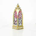 Miniatyrbild 3 av 5: Jul-Lyktor Dekorativa Jul LED Ljusa Vindlykta. (Guld) (1 st)
