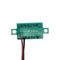 Miniatyrbild 4 av 5: 9 st Volta mätare 2 trådar 0-32v med 3 siffror panel LED-display panelmontering bil cykel batteri