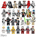 Miniatyrbild 2 av 2: 29 st Star Wars-serie Samlade Byggblock Minifigur Luke Darth Vader Jedi Master Set Actionfigur Leksaker