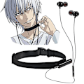 Pikkukuva 1 / 4: Jinzhaolai Anime Toaru Kagaku No Railgun A Certain Magical Index Cosplay Accelerator Kaulukset Bluetooth-kuulokkeet rekvisiitta