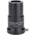 Miniatyrbillede 1 af 5: 3x Barlow-linse, 1,25\" astronomi-teleskop okular Barlow-linse forstørrelseslinse fuldt multi-coated optisk linse (sort) (3stk)