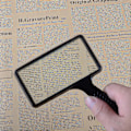 Miniatyrbild 3 av 3: Läsglas Handförstoringsglas Rektangulärt Förstoringsglas För Läsning