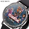 Miniatyrbild 3 av 5: Roblox Klocka Mode Cartoon Klocka Smycken Tillbehör För Pojkar Och Flickor Julgåvor Kvarts Sten Klocka13