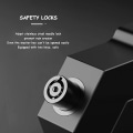 Miniatyrbilde 3 av 5: Motorsykkel Bremseslå, Aluminium Motorsykkel Styre Lås Tyverisikring Lås Sikkerhetslås (svart)