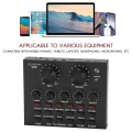 Miniatyrbild 4 av 5: V8 Ljudkort Audio Set Interface Extern USB Live Mikrofon Ljudkort Bluetooth Funktion För Co