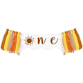 Miniatyrbild 1 av 5: Banner 1:a födelsedagsdekorationer Första resan till solen En högstolsbanner Första födelsedagsfestdekorationer för flickor pojkar