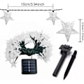Miniatyrbillede 5 af 5: LED-lyskæde Solcellelyskæde Udendørs DS Solcelle-stjernelyskæde Solcellelamper 8 tilstande Festivalbelysning Vandtætte terrasselamper-9,5M 50LED