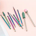 Miniatyrbild 5 av 5: Nagelborr set, diamant nagelborr set för nagelborr e-fil, salong hem nagelvårdsprodukter