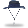 Miniatyrbild 1 av 5: Fiskehattar Vindtät UPF50+ UV-skydd Bucket Beach Mesh Solhatt 56-61cm