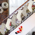 Miniatyrbilde 5 av 5: Julekuler Store Strikkede Julekuler 18 Tommer Peis Hengende Strømper for Familie Ferie Julepynt (Elfenben, Khaki, 6)