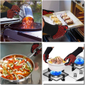 Miniatyrbilde 5 av 5: Grillhansker, Ovnshansker, Varmebestandige Bbq-hansker, Kokehansker Opptil 800 °C