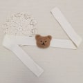 Miniatyrbillede 5 af 5: PCS Gardin Binde Reb, Bjørn Hoved Mønster Gardin Tilbageholdelser til Børneværelse (Brun Bjørn)