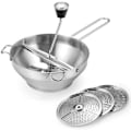 Miniatyrbillede 1 af 5: Rustfrit Stål Fødevareblender Grøntsags- og Frugtbabymad Grøntsags- og Frugtmarmelade Kværn