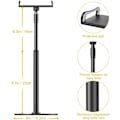 Miniatyrbillede 2 af 5: Multifunktion 360 graders rotation 4-10,6 tommer tablet PC stativ/mobiltelefonholder metal base universal foldbar doven tablet support (farve: D)