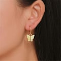 Miniatyrbilde 3 av 5: Heyone Glitrende Sjarmerende Chic Sommerfugl Dangle Øredobber Delikat Akryl Fargerike Dyr Drop Hoop Øredobber for Kvinner Jenter Smykker Gave
