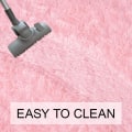Miniatyrbillede 1 af 5: Oval Fluffy Ultra Soft Arealækker til soveværelse Plys Shaggy Tæppe til Børneværelse Sengekantsmåtter, 2,6 x 5,3ft, Pink