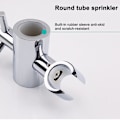 Miniatyrbillede 4 af 5: Justerbar brusehovedholder til skydebar, universel 24-25MM skinnehovedbeslag til skydebarsskyderklemme