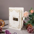 Miniatyrbillede 5 af 5: B6 Læder Journal Notebook med Kombinationslås, Rejse Sailor Skrive Dagbog Personlig Planlægger Organisering Som Gave, 7.87 X 5.51 in