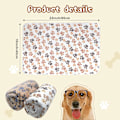 Miniatyrbild 2 av 5: Vattentäta hundfiltar, 2-pack tvättbara hundfiltar för sängsoffa soffskydd Liten hundvalp katt 23\"×16\"(Vit+Kaffebrun)