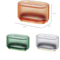 Miniatyrbillede 2 af 5: Husholdningsvævsæske Transparent Desktop Tissue Box Pumpepapir Opbevaringsboks Stue Spisestue Sofabord Dekoration