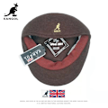 Miniatyrbild 2 av 2: Kangol 504 Flat Cap Herr Dam Casual Berets Mössa Vinter Newsboy Mössor För Herrar Dam brun M（56-58cm）