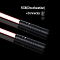 Miniatyrbilde 2 av 5: Lysende lyssabel RGB 15 farger utskiftbar elektronisk lyssabel lyd (1. sølvfarget) - WELLNGS