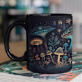 Miniatyrbillede 3 af 5: Svampe Te Krus 3D Svampe Kaffekopper Farveskiftende Te Mælk Vand Kop Fødselsdagsgaver Til Kvinder