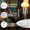 Pikkukuva 6 / 8: LED Meduusalvalo, RGB Gradientti Meduusalvalo Ääniohjauksella ja Älykkäillä Lonkeroilla Kotiin, Toimistoon