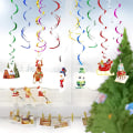 Miniatyrbillede 1 af 4: 12 stk. juleophængsdekorationer, juledekoration til loftet, loftsstreamere, ophæng, Noel juledekoration, forsyninger