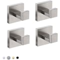 Miniatyrbillede 1 af 5: 4-pak badeværelses håndklædekrog, til køkken, soveværelse, hotel - Moderne design Ubesværet montering Håndklædekroge, Børstet finish