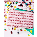 Miniatyrbillede 4 af 5: 2 stk. Mini Frugt Gummy Forme Havdyr Slikkeforme Fødevarekvalitet Silikone Slikkeform til Chokolade Gelé Iskube Praliner Karameller(Frugt)