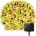 Miniatyrbilde 1 av 5: Solcelled lyslenke utendørs dekorasjon 300 LED varm hvit 32m 8 moduser