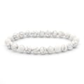 Miniatyrbillede 1 af 5: Chakra Perlearmbånd Lavet af 8mm Havsediment Jaspis Natursten (Grøn) Grøn Farve Chakra Armbånd Damearmbånd Herrearmbånd White Turquoise