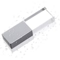 Miniatyrbild 2 av 4: 16 GB helt ny kristalltransparent rektangulär äkta USB 3.0 flash-enhet silver