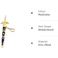 Miniatyrbillede 4 af 4: Zelda nøglering Zelda Master Sword nøglering Zelda skilt skjold nøglering