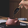 Miniatyrbilde 4 av 5: Sett med 2 måleskjeer i metall for løs te, kaffe og mer