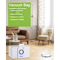 Miniatyrbillede 2 af 5: Pakke med 12 støvsugerposer tilbehør kompatibel med Ecovacs Deebot X1 Omni, X1 e Omni, udskiftningsstøvpose til ecovacs deebot støvsuger