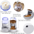 Miniatyrbillede 3 af 5: Automatisk kæledyrsfoderdispenser til små og mellemstore kæledyr Automatisk foderdispenser og drikkefontæne 3,8L (grå)