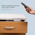Miniatyrbilde 5 av 5: Bluetooth Smart Skap Lås - Usynlig Nøkkelfri Lås APP Fjernlås for Fil/Garderobe/Skoskap/Boks Sikkerhet