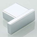 Miniatyrbillede 3 af 5: Håndklædekroge til badeværelse, hardware tilbehør, frakkekroge, 304 rustfrit stål, tøj kroge til badeværelse, køkken, moderne hotel, 2 stk. (firkantet, krom)