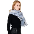 Miniatyrbillede 3 af 4: Ternet Tartan Plaid Tørklød Blødt Varm Sjal Kappe Tæppe Halstørklæder Fashion Wrap