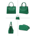 Miniatyrbillede 3 af 5: Punge og håndtasker til kvinder Fashion Messenger Bag Ladies PU læder Top Handle Satchel skuldertaske