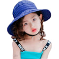 Miniatyrbillede 2 af 5: Sommer Bredskygget Foldbar Pakbar Solblokerende Hat Floppy Strand Sand Pool UPF 53+ Visor Cap Kvinder Damer Børn Piger